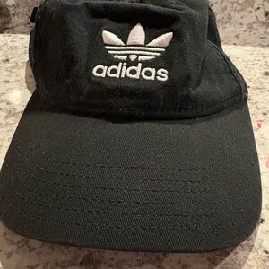 Adidas Black and White Logo Cap